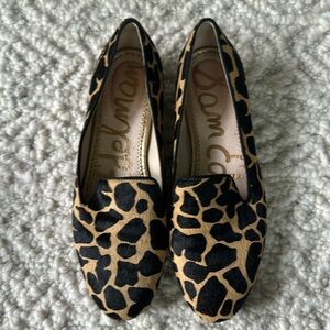 Sam Edelman animal print flats